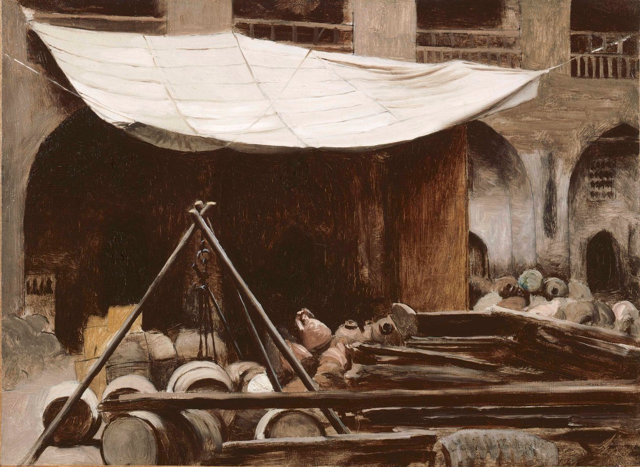 Souks Kairon sydämessä, 1861-62 tekijältä Jean Leon Gerome