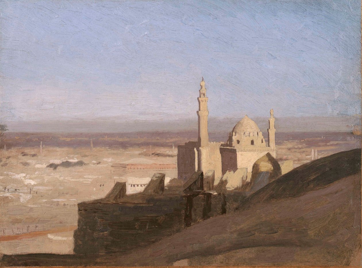 Näkymä Kairosta, n. 1861-62 tekijältä Jean Leon Gerome