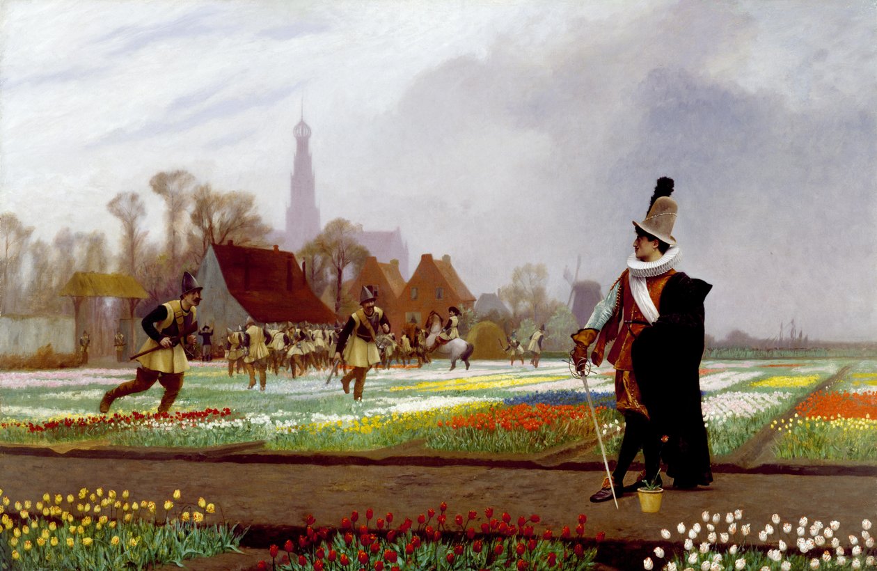 Tulppaanihulluus tekijältä Jean Leon Gerome