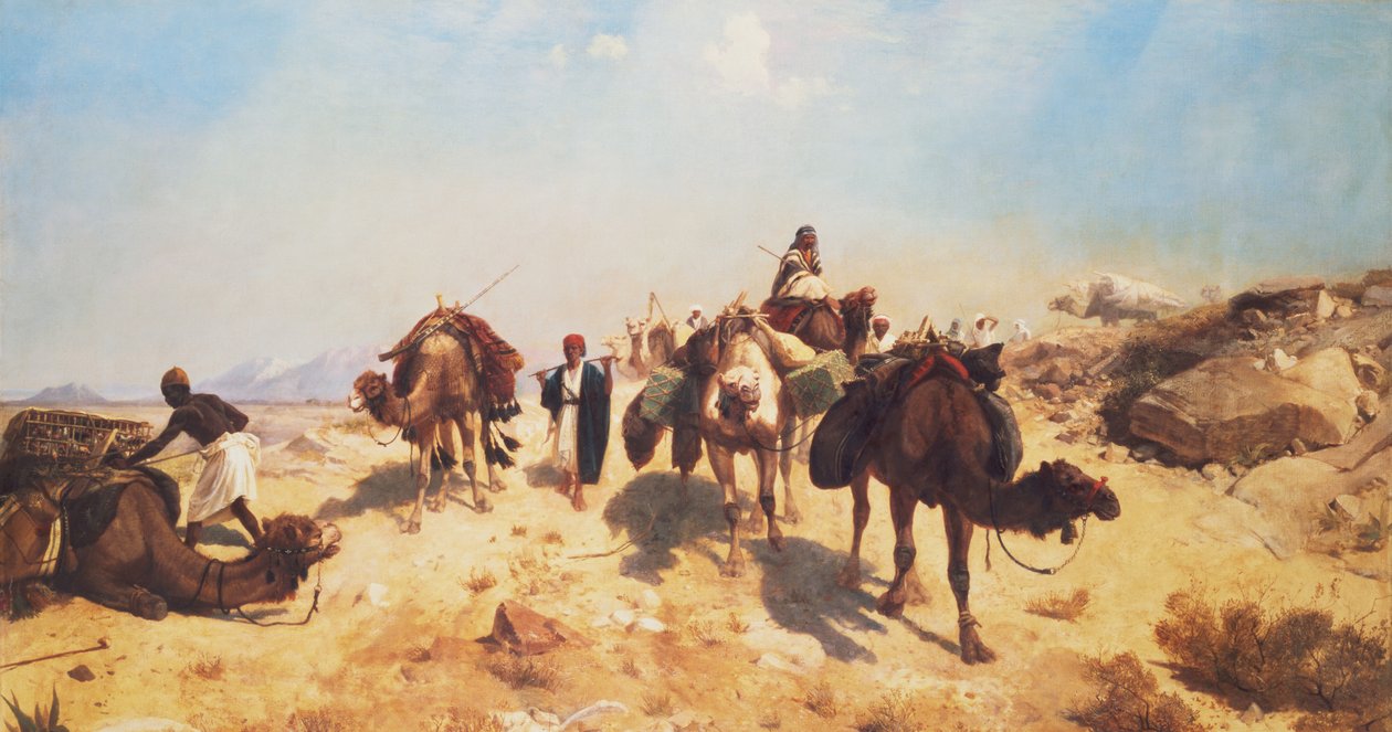 Aavikon ylitys tekijältä Jean Leon Gerome