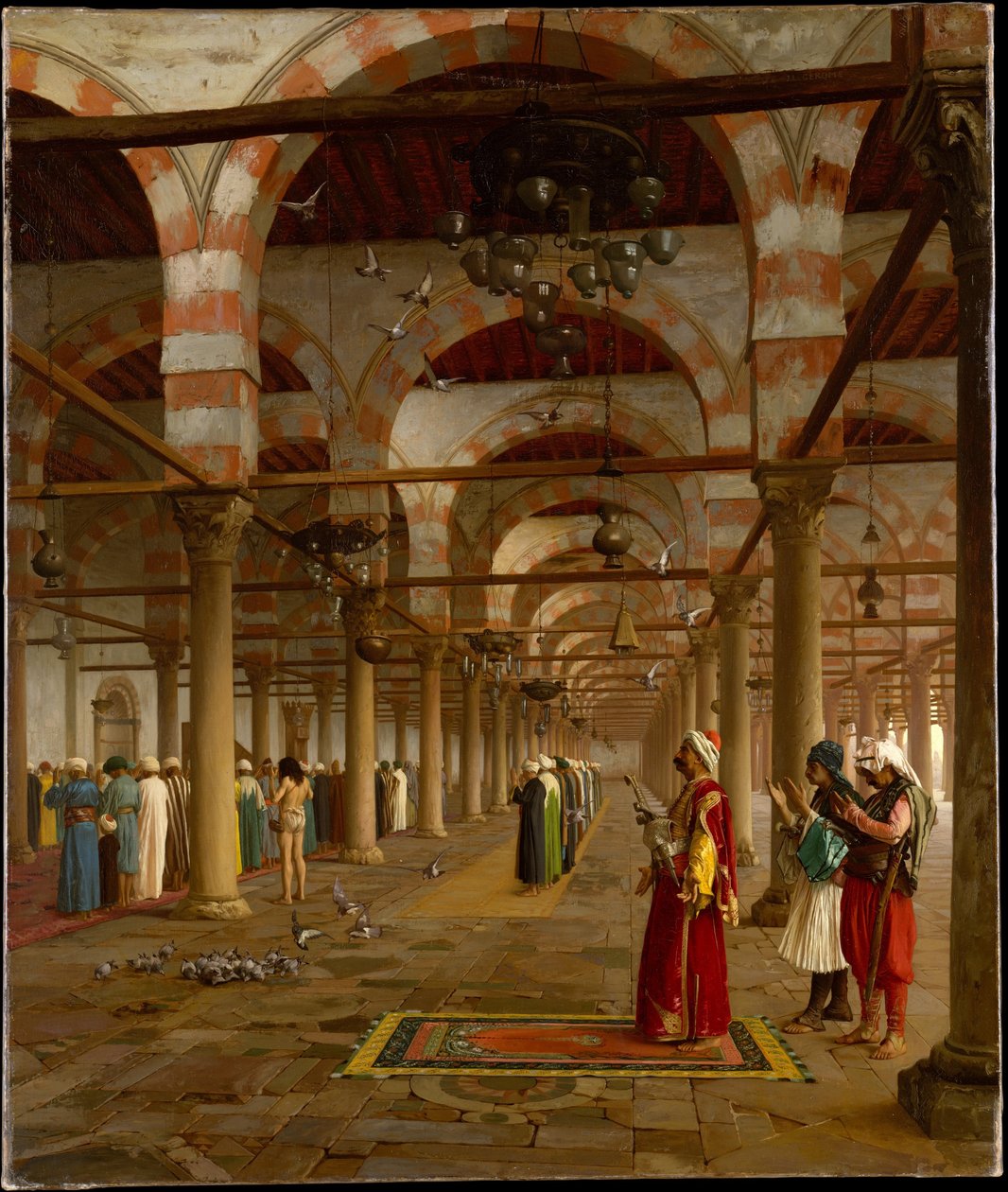 Rukous moskeijassa tekijältä Jean Leon Gerome