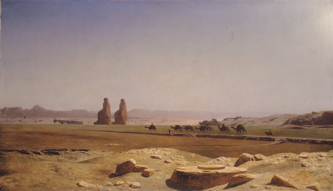 Theban tasango Ylä-Egyptissä, 1857 tekijältä Jean Leon Gerome