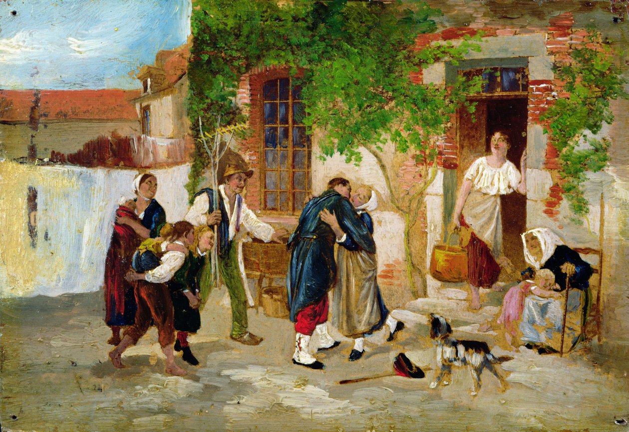 Sotilaan paluu, 1873 tekijältä Jean Louis Ernest Meissonier