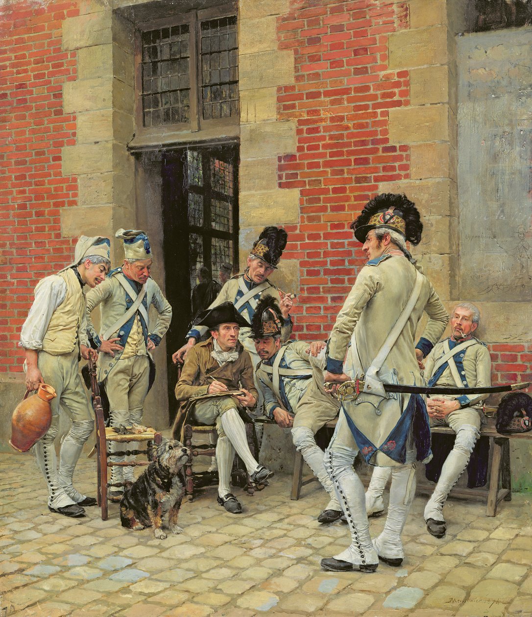Kersantin muotokuva, 1874 tekijältä Jean Louis Ernest Meissonier