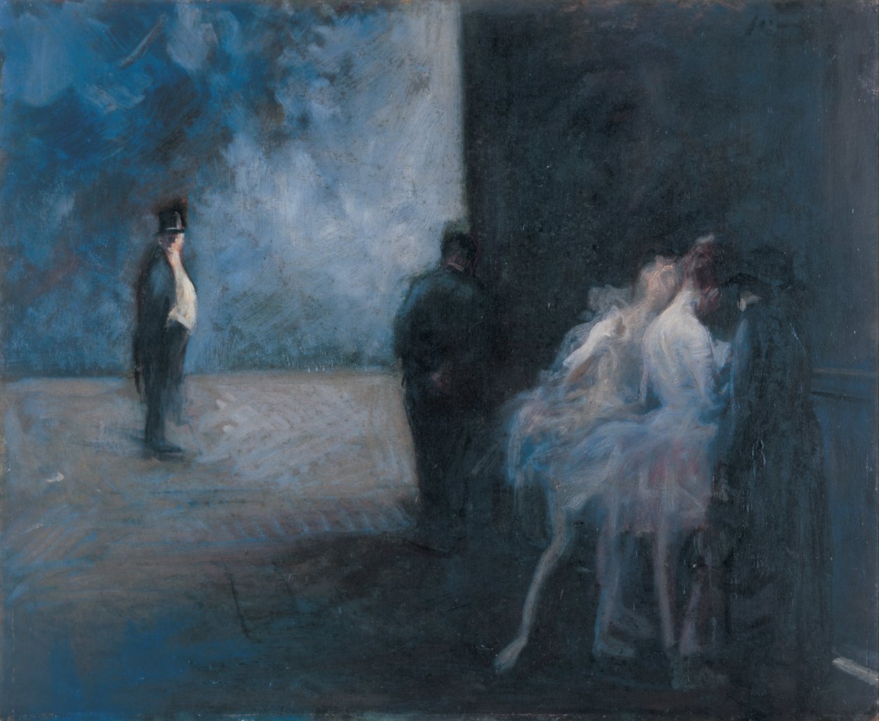 Backstage -sinfonia sinisenä tekijältä Jean Louis Forain