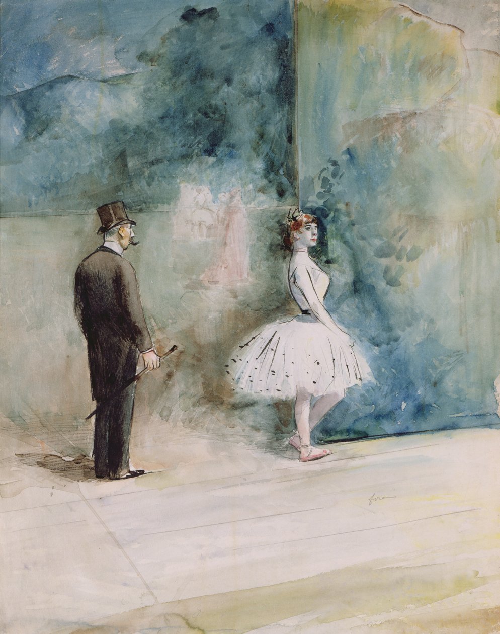 Tanssija, 1890 tekijältä Jean Louis Forain