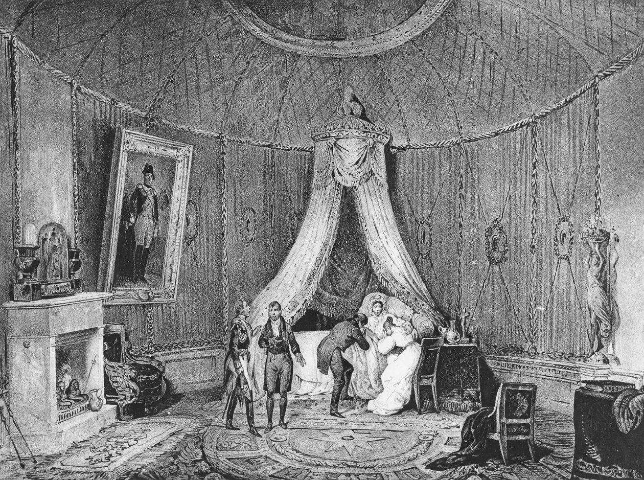 Joséphine de Beauharnais kuoli 29. toukokuuta 1814 1829 tekijältä Jean Louis Tirpenne