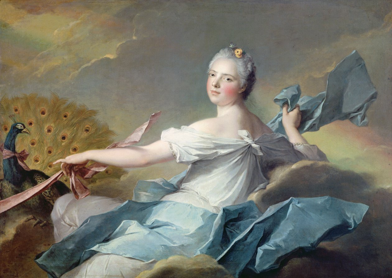 Adelaide de France, elementtinä Ilma, 1750-1 tekijältä Jean Marc Nattier