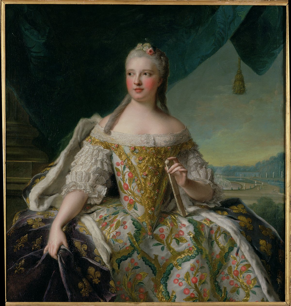 Dauphine Marie-Josephe de Saxe (1731-67) 1751 tekijältä Jean Marc Nattier