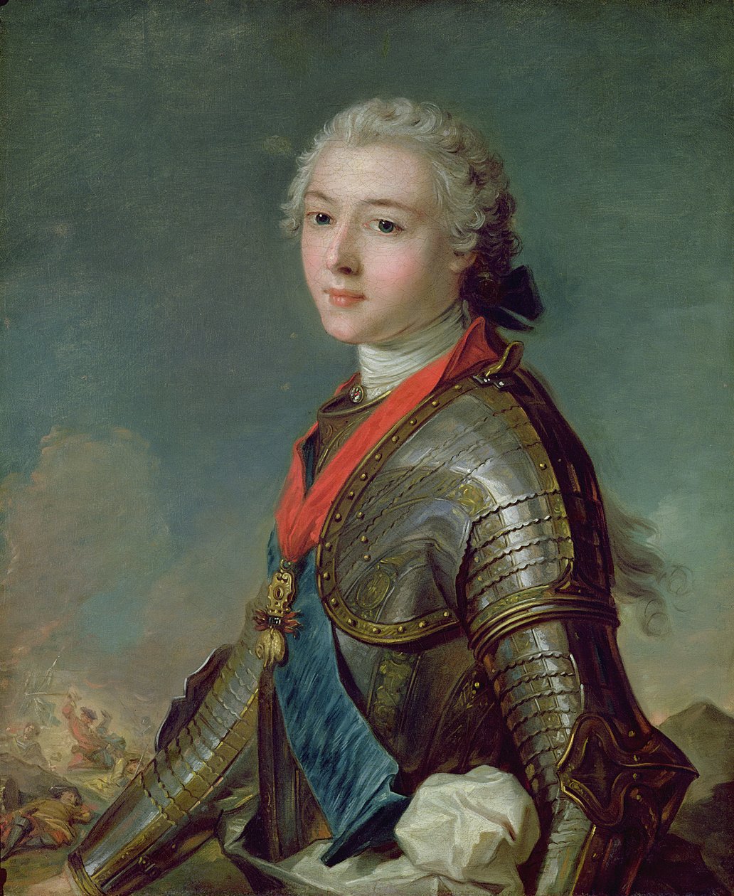 Louis Jean Marie de Bourbon (1725-93) Penthievren herttua, 1743. tekijältä Jean Marc Nattier