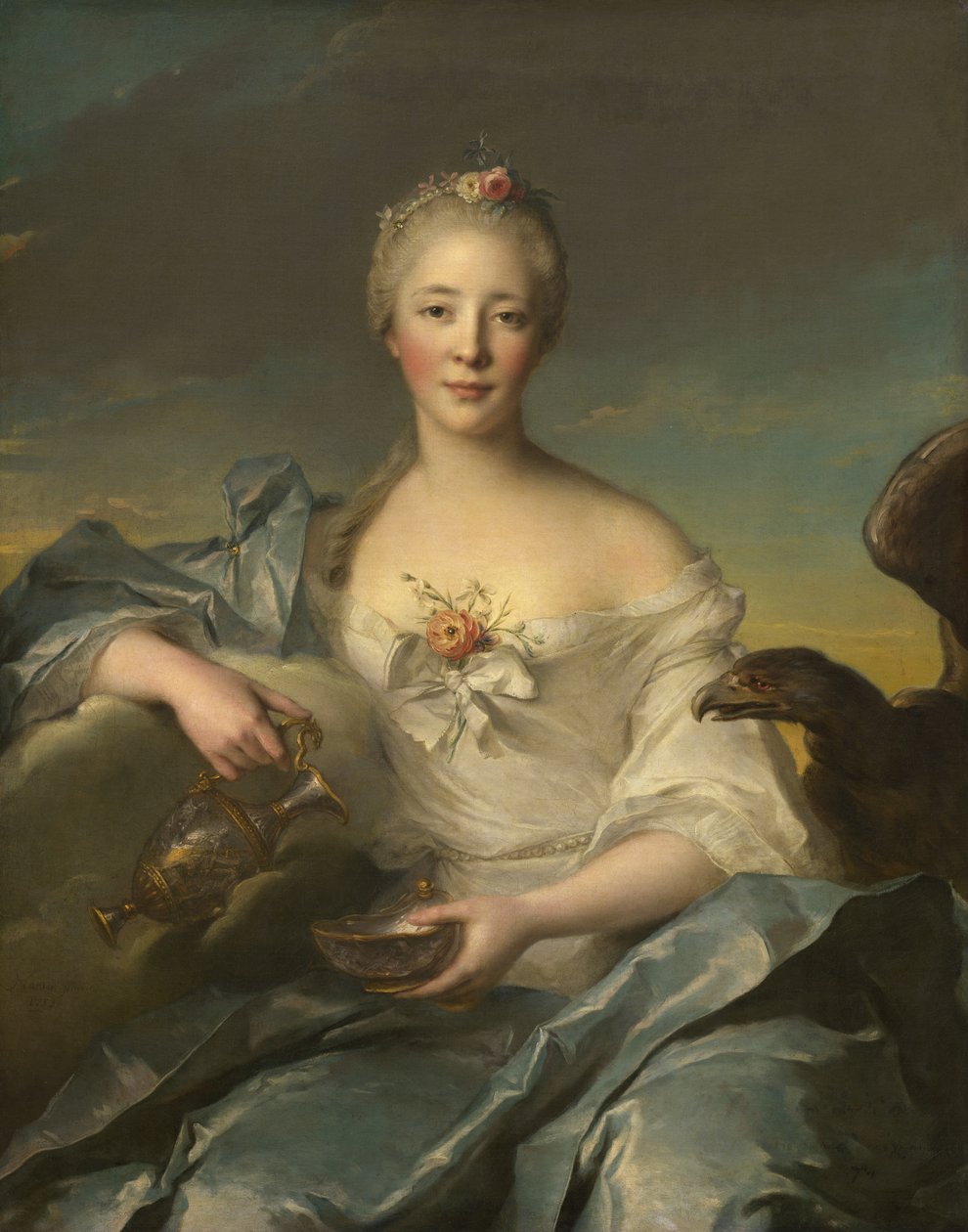 Madame Le Fèvre de Caumartin hahmona Hebe tekijältä Jean Marc Nattier