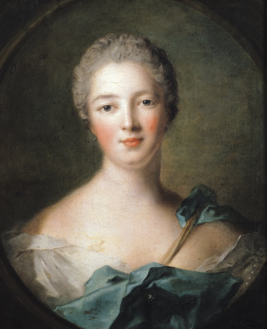 Madame de Pompadour (1721-64) 1748 tekijältä Jean Marc Nattier