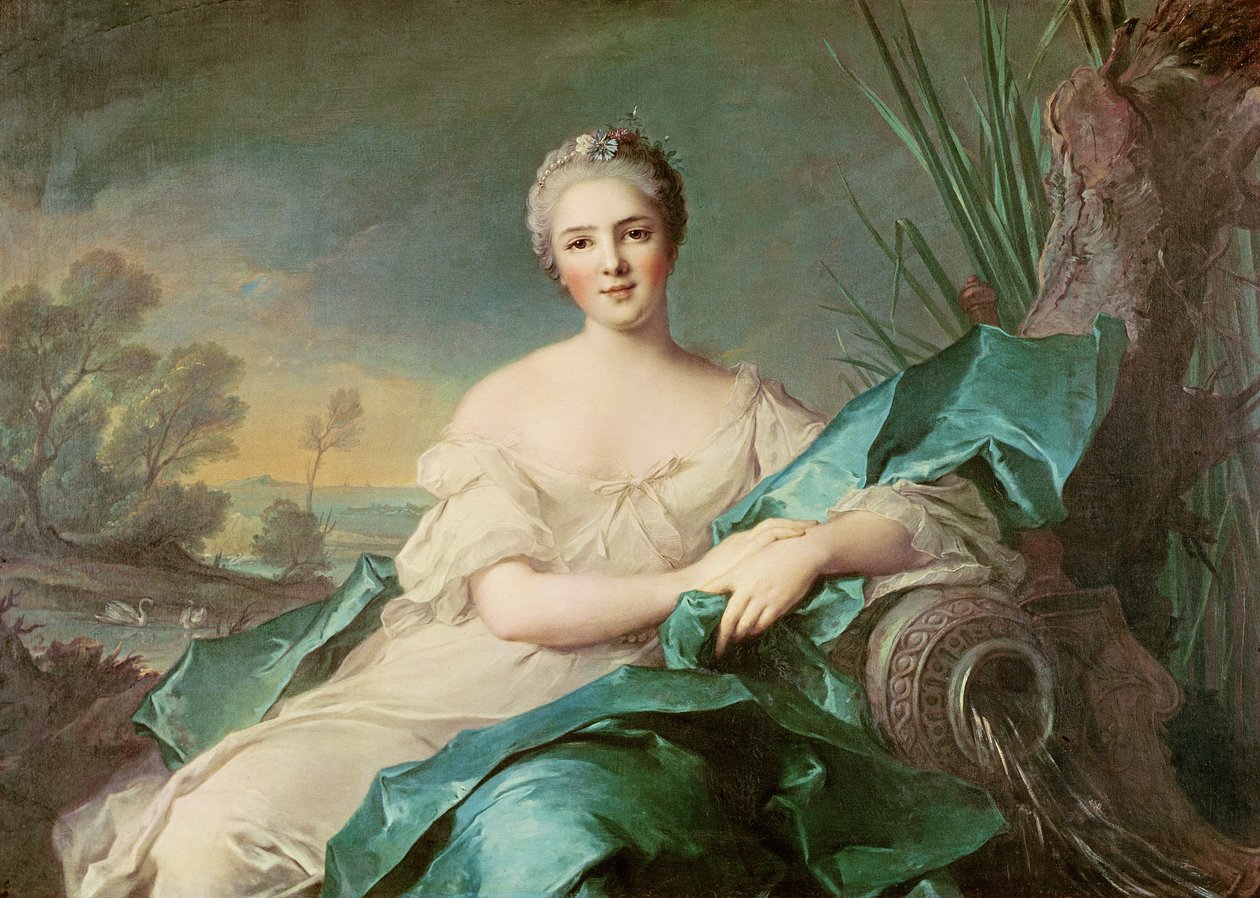 Victoire de France veden elementtinä, 1750-1 tekijältä Jean Marc Nattier