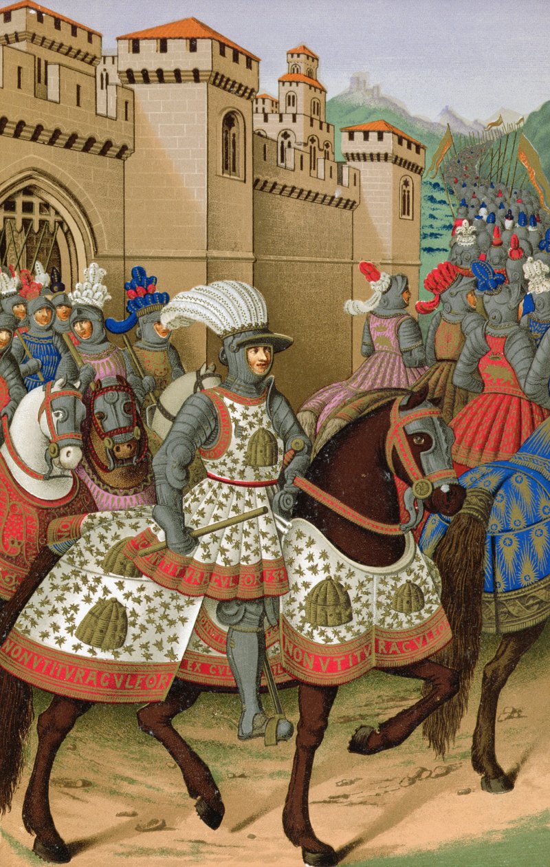 Ludvig XII (1462-1515) Lähti Aleksandriasta 24. huhtikuuta 1507 kurittaakseen Genovan kaupunkia tekijältä Jean Marot