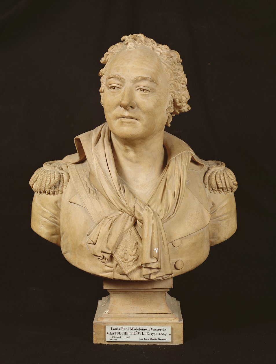 Louis de La Touche-Trevillen rintakuva (1745-1804) tekijältä Jean Martin Renaud