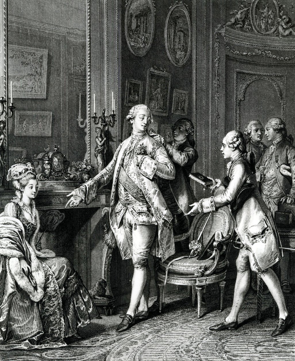 Suuri käymälä, noin 1780 tekijältä Jean Michel the Younger Moreau