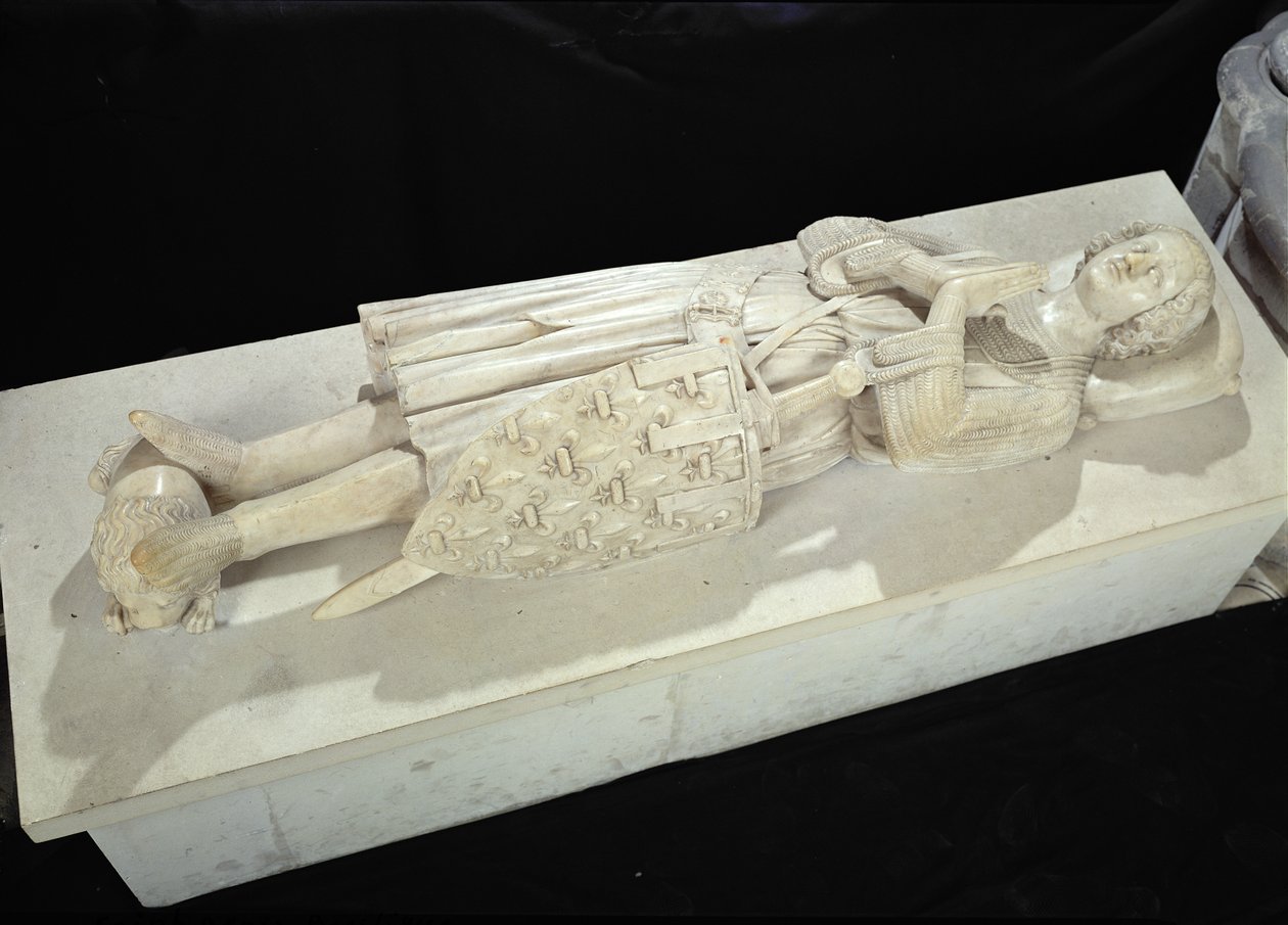 Robert II:n (1250-1302) kuva Artoisin kreivistä, 1317 tekijältä Jean Pepin