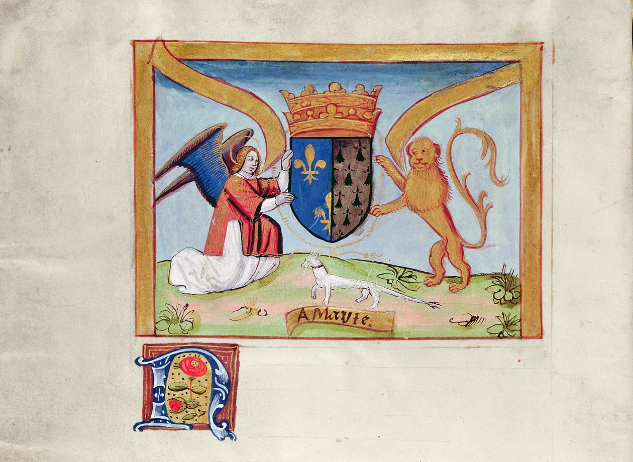 Bretagnen Annen vaakuna (1477-1514) 1515 tekijältä Jean Perreal