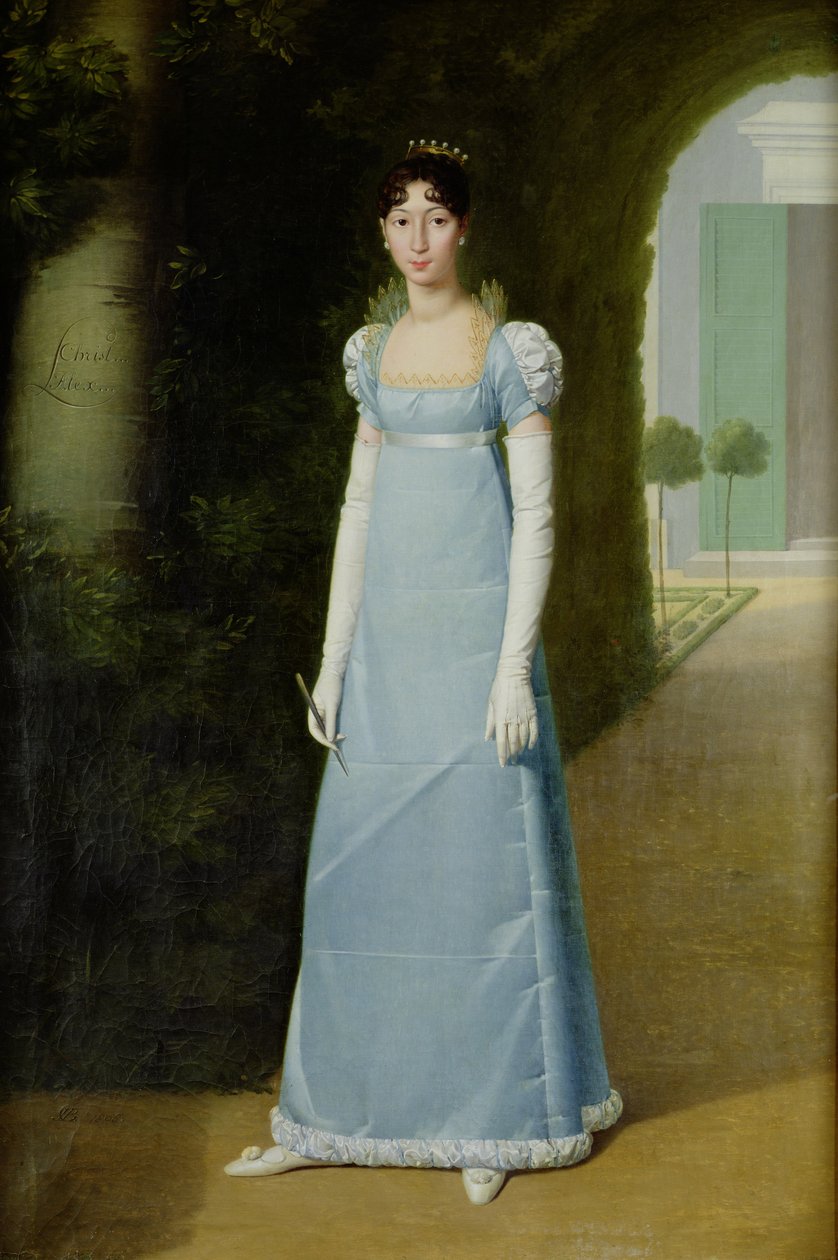 Charlotte Bonaparten (1795-1865) muotokuva 1808 tekijältä Jean Pierre Granger