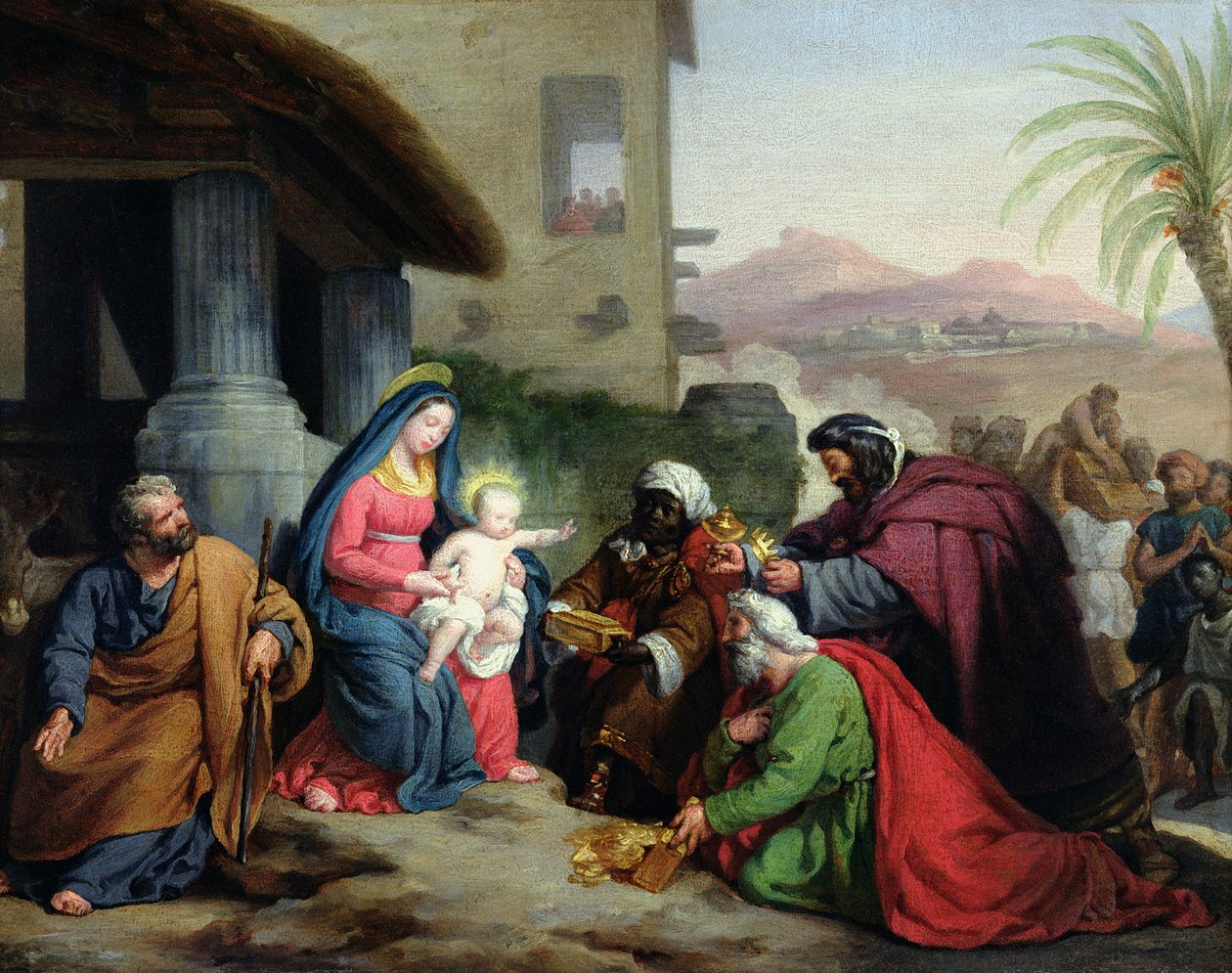 The Adoration of the Magi, n. 1833-36 tekijältä Jean Pierre Granger