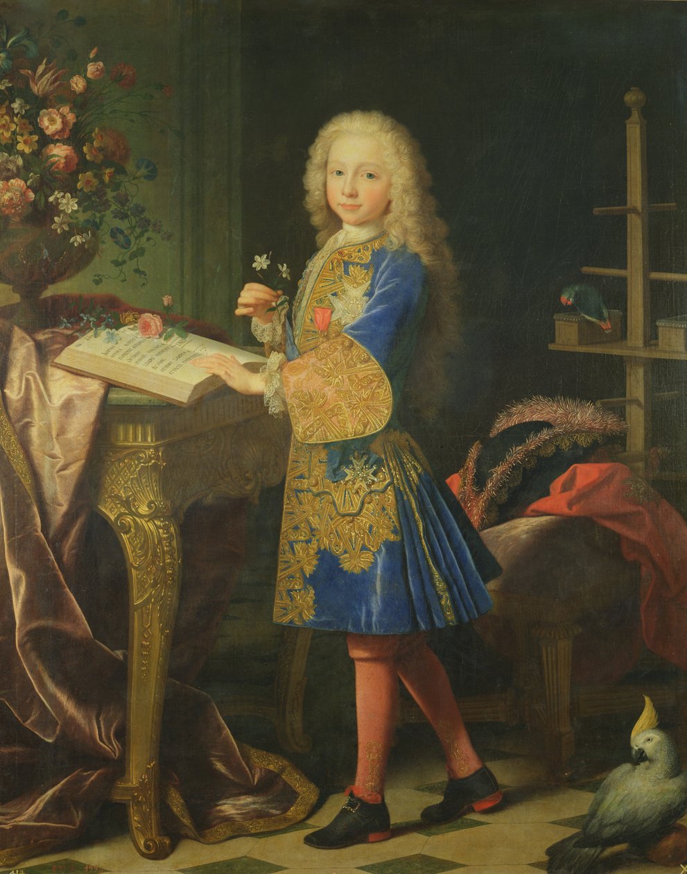 Kaarle III (1716-88) lapsena, 1725-35 tekijältä Jean Ranc
