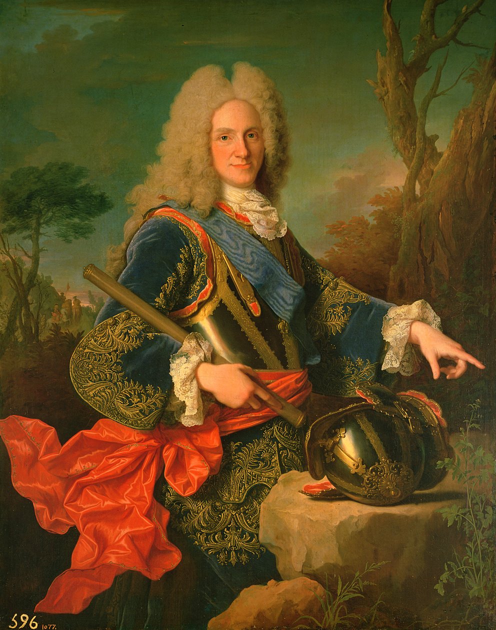 Philip V:n muotokuva (1683-1746) tekijältä Jean Ranc