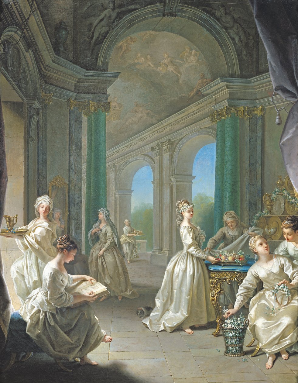 Modern Virgins, 1728 tekijältä Jean Raoux