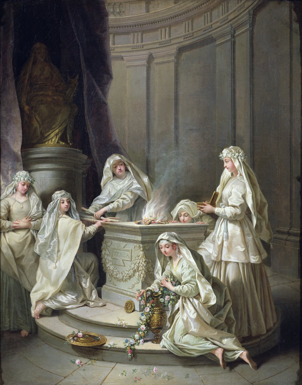 Vestal Virgins, 1727 tekijältä Jean Raoux