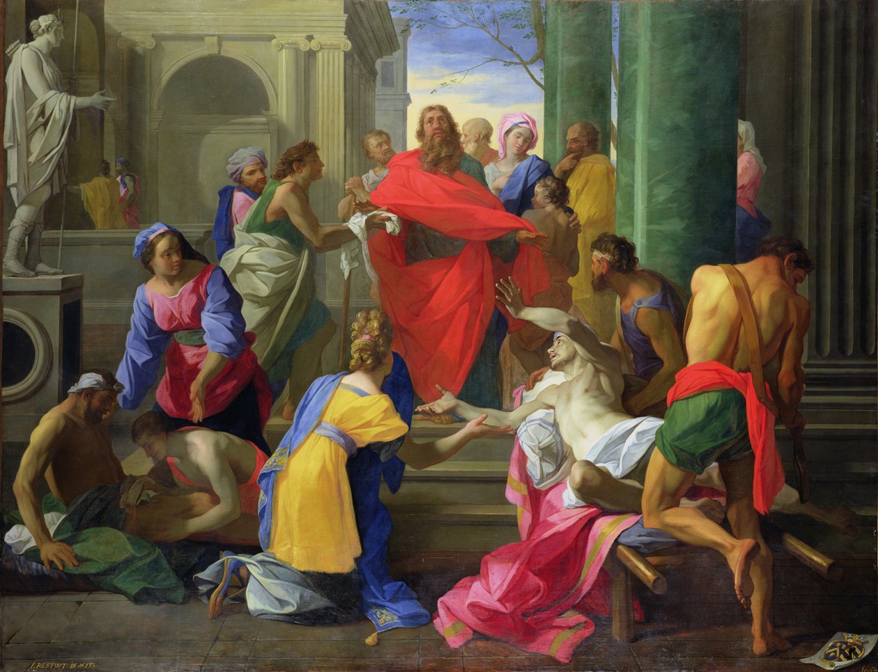 Pyhän Paavalin ihmeet Efesoksessa, 1693 tekijältä Jean Bernard Restout