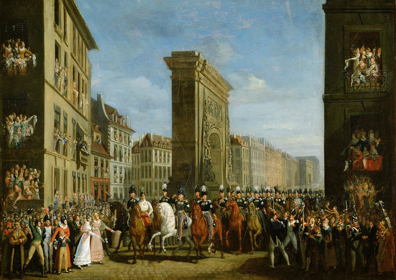 Liittoutuneiden hallitsijoiden kulku Saint-Denis