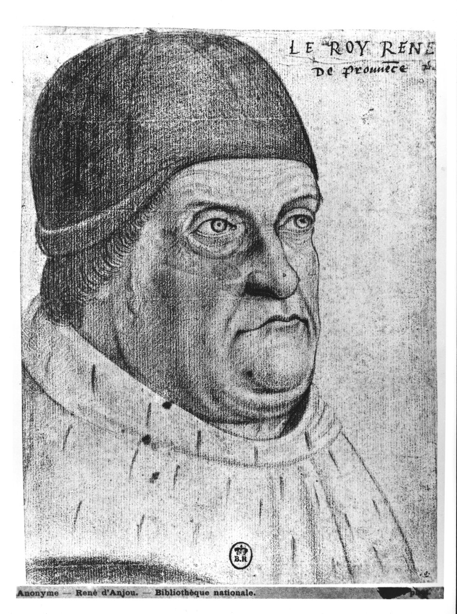 Anjoun herttuan Rene I:n (1409-80) muotokuva tekijältä Jean de Court