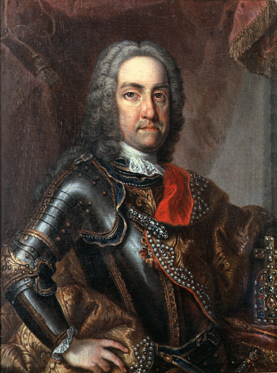 Kaarle VI (1685-1740) Pyhän Rooman keisari, Itävallan keisarinna Maria Teresan (1717-80) isä 1762 (postuumi muotokuva) tekijältä Jean Étienne Liotard