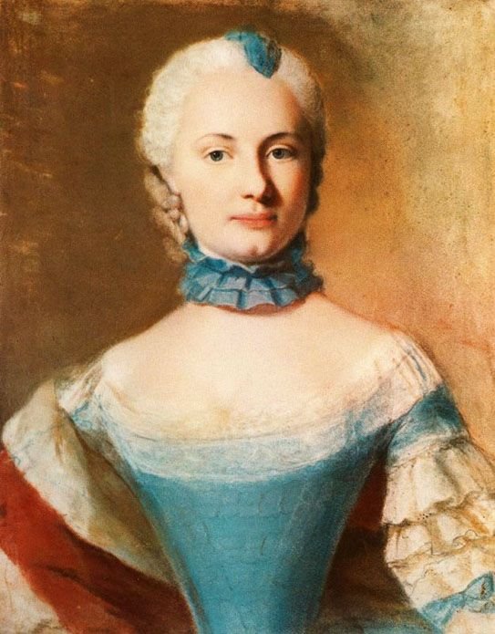 Elizabeth Frederica Sophia, Württembergin herttuatar (1732-1780) tekijältä Jean Étienne Liotard