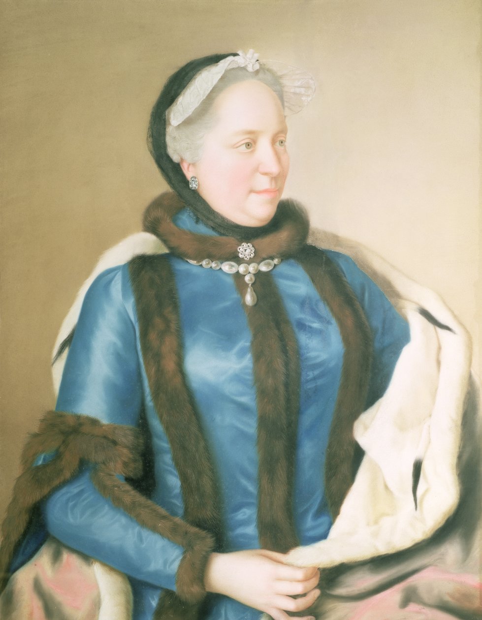 Itävallan keisarinna Maria Teresa (1717-80), noin 1770 tekijältä Jean Étienne Liotard