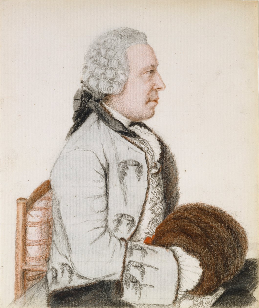 Muotokuva Charles-Benjamin de Langes de Montmirail, Baron de Lubières tekijältä Jean Étienne Liotard