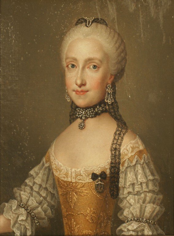 Espanjan Maria Luisan muotokuva tekijältä Jean Étienne Liotard