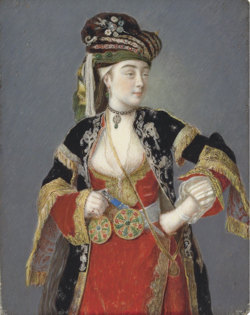 Muotokuva Laura Tarsista ja tavasta à la turque tekijältä Jean Étienne Liotard