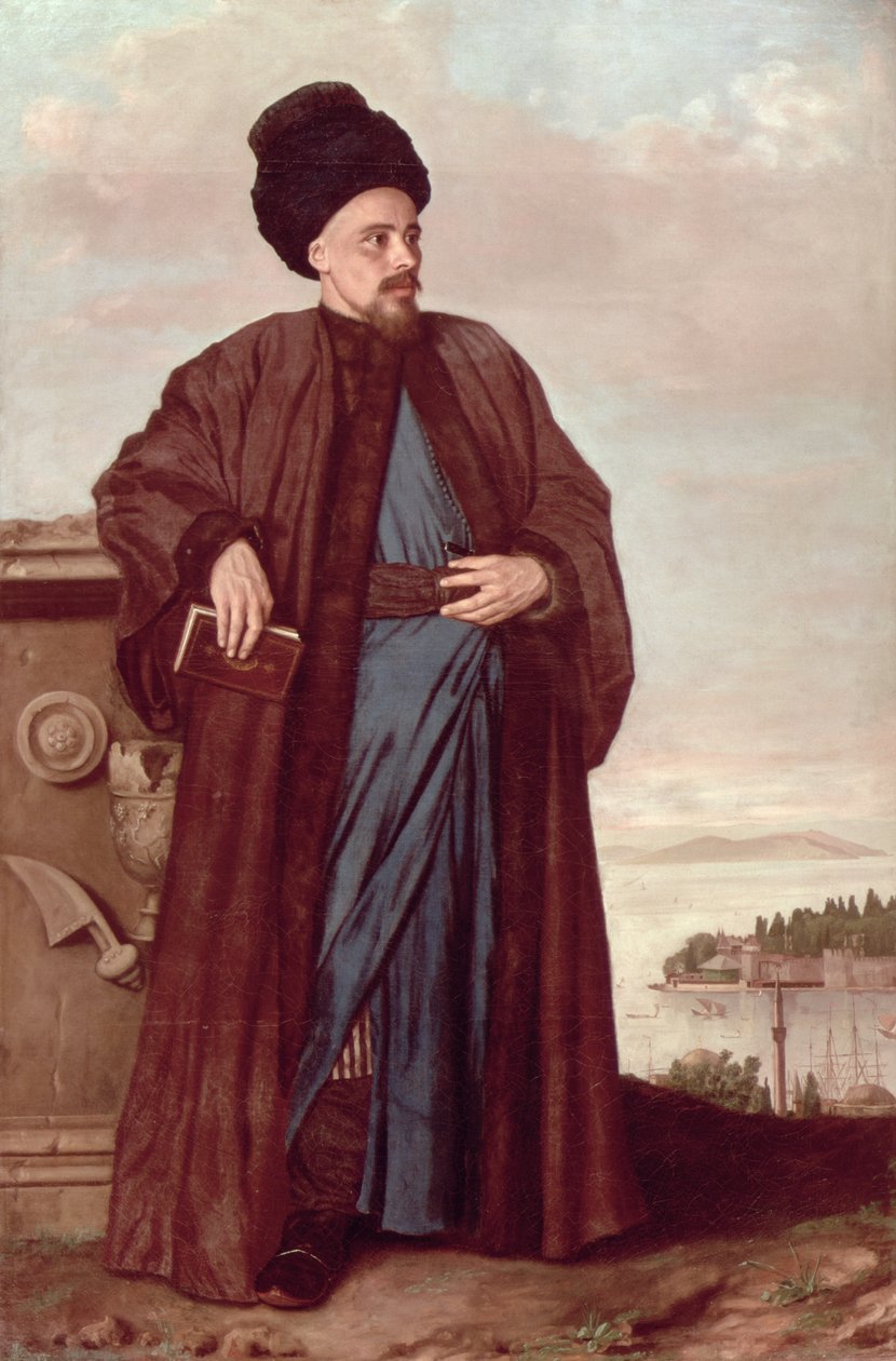 Richard Pococke itämaisessa asussa, 1738 tekijältä Jean Étienne Liotard