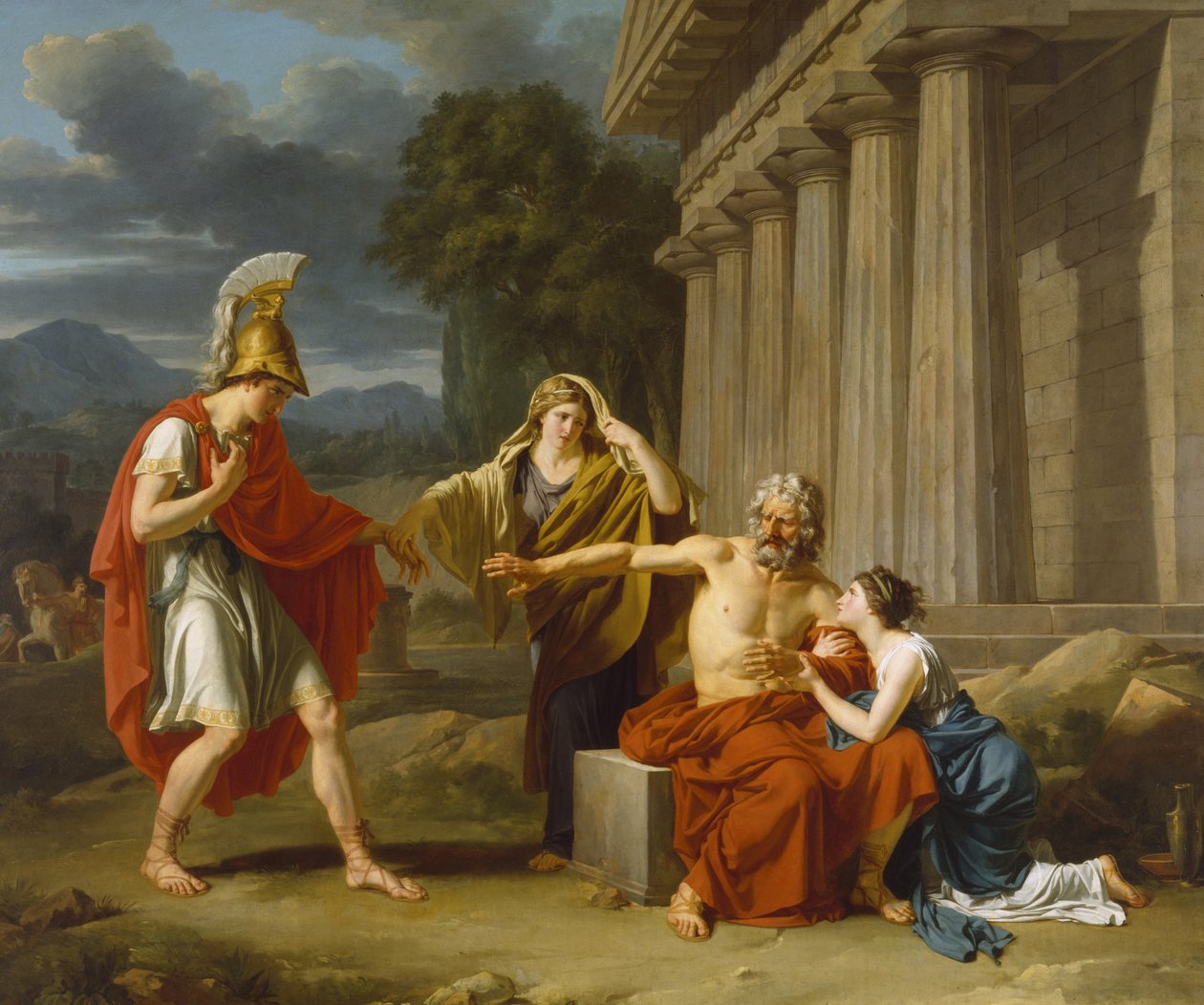 Oidipus Kolonoksella tekijältä Jean Antoine Théodore Giroust
