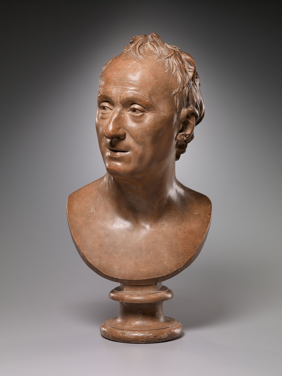 Denis Diderot tekijältä Jean-Antoine Houdon