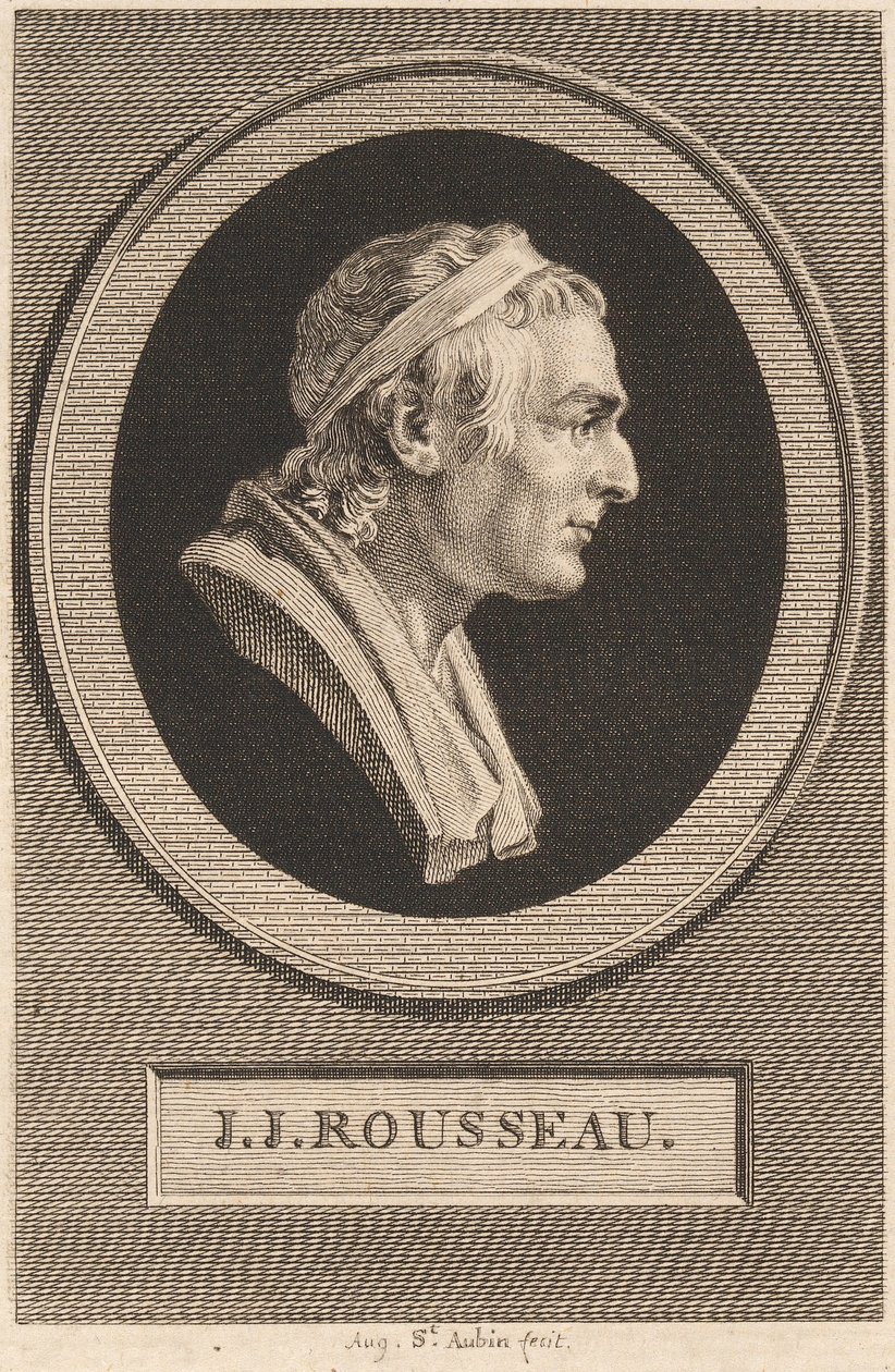 Jean-Jacques Rousseau tekijältä Jean-Antoine Houdon