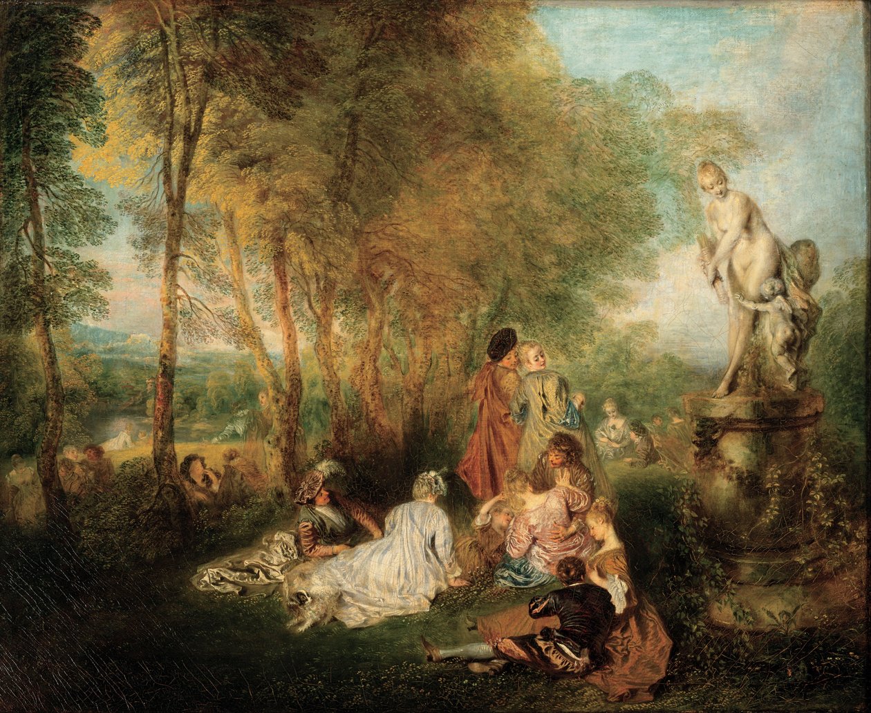 Rakkauden juhla tekijältä Jean-Antoine Watteau