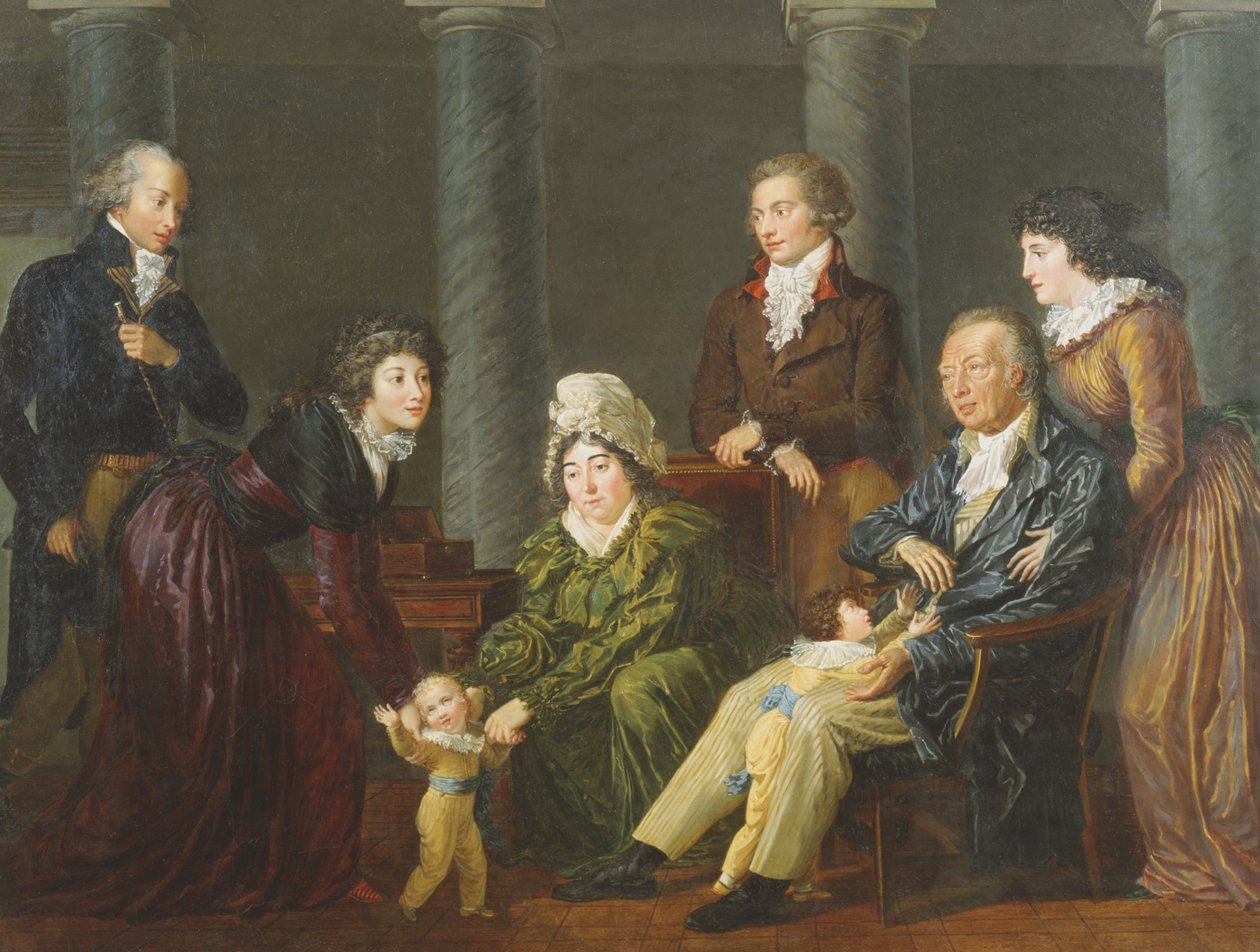 Perheen muotokuva tekijältä Jean Baptiste Frederic Desmarais