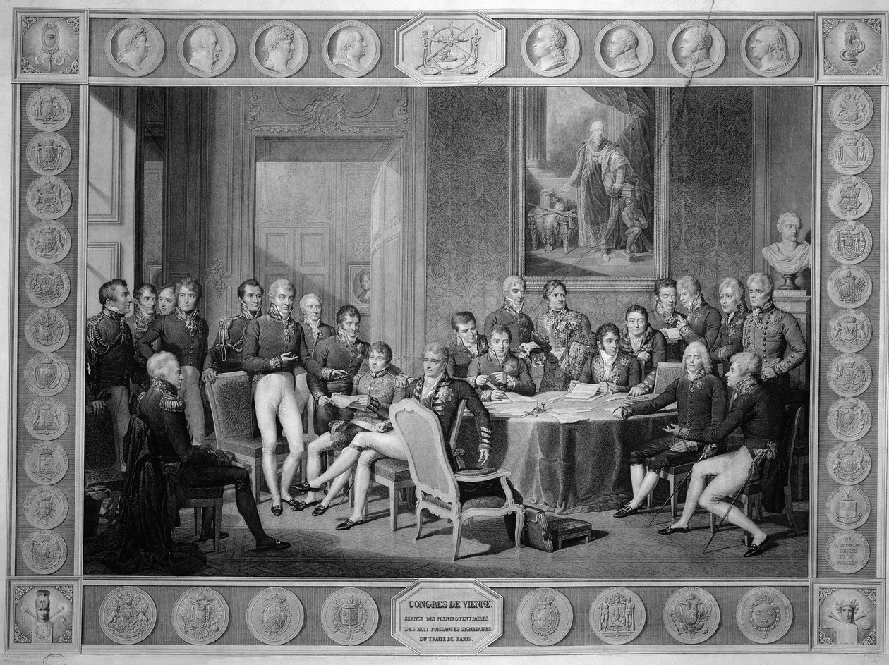 Wienin kongressi, 1814-1815 (KATSO MYÖS 79713) tekijältä Jean Baptiste Isabey