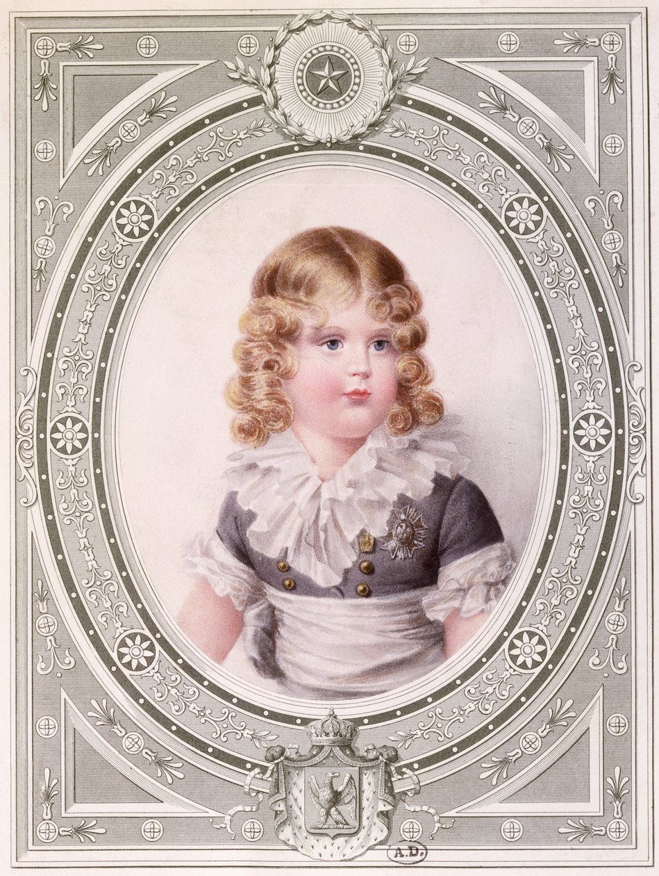 Rooman kuninkaan Napoleon II:n (1811-32) muotokuva n. 1815 tekijältä Jean Baptiste Isabey
