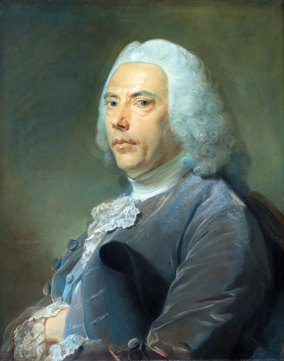 Pierre Bouguer (1698-1758) 1753 (pastelli paperille) tekijältä Jean Baptiste Perronneau