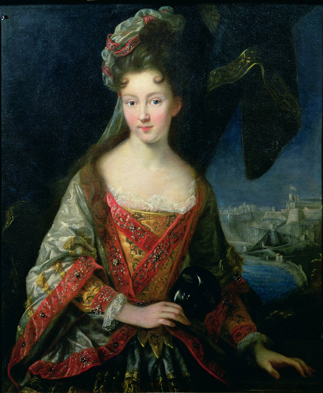 Louise-Hippolyten (1687-1731), Monacon prinsessan muotokuva tekijältä Jean Baptiste van Loo