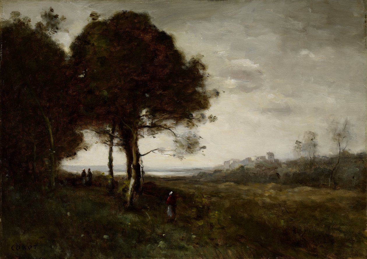 Vuoripuro Romagnesissa tekijältä Jean-Baptiste-Camille Corot