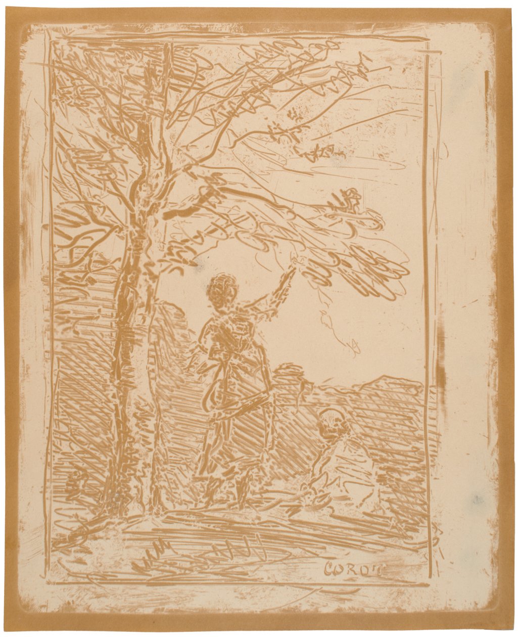 Der Tod und das Mädchen tekijältä Jean-Baptiste-Camille Corot