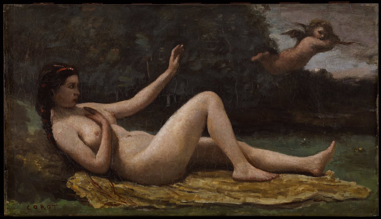 Rakkauden herättäminen tekijältä Jean-Baptiste-Camille Corot